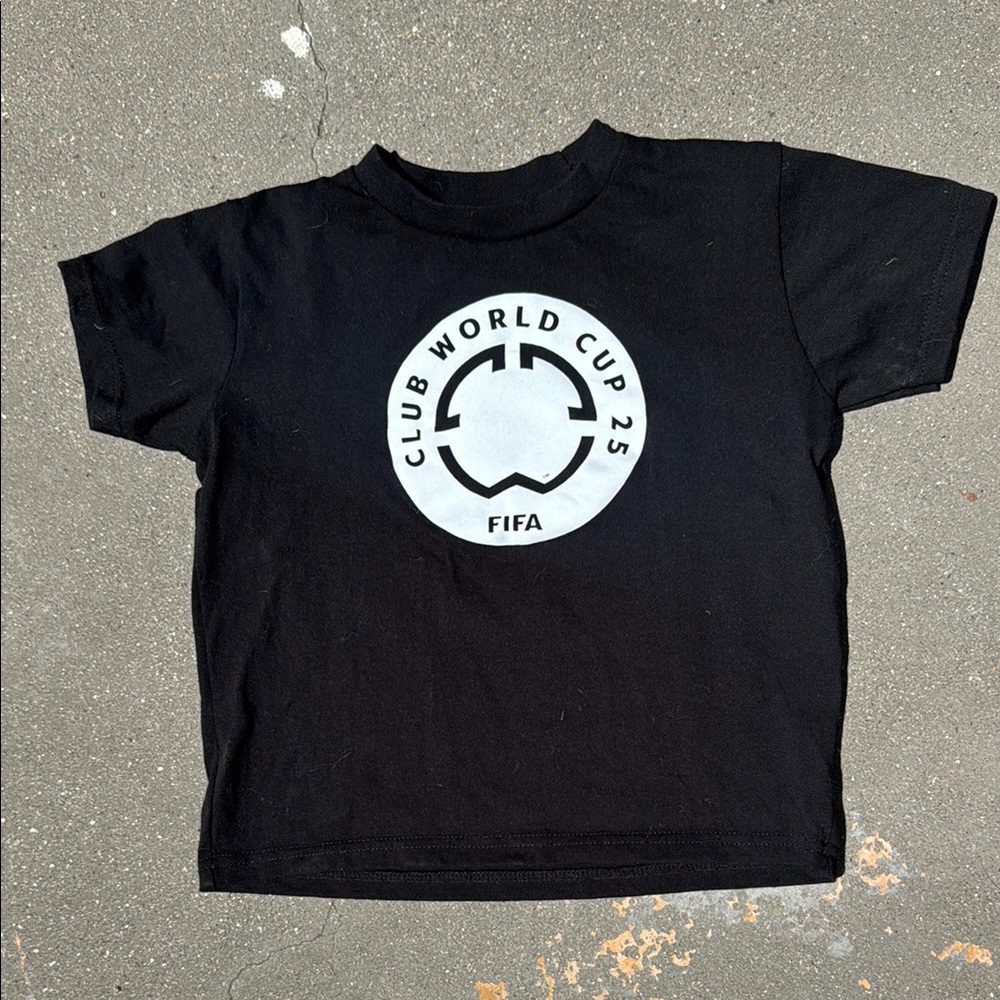 FIFA Club World Cup Black Kids T-Shirt SIZE 5-6M